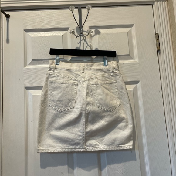 &Other Stories White Denim Skirt - Picture 5 of 7